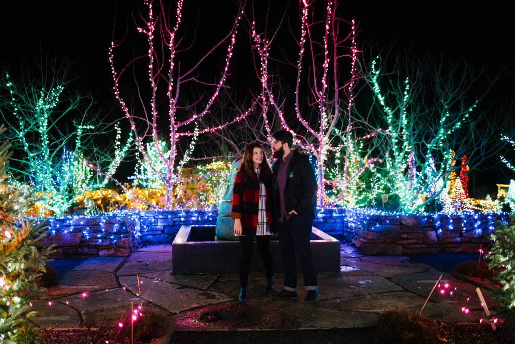 This botanical garden is becoming a New England holiday tradition.