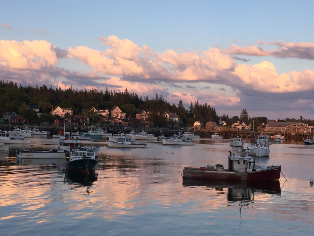 There is a ferry service available to many of the islands off the coast of Maine, such as Vinalhaven Island.