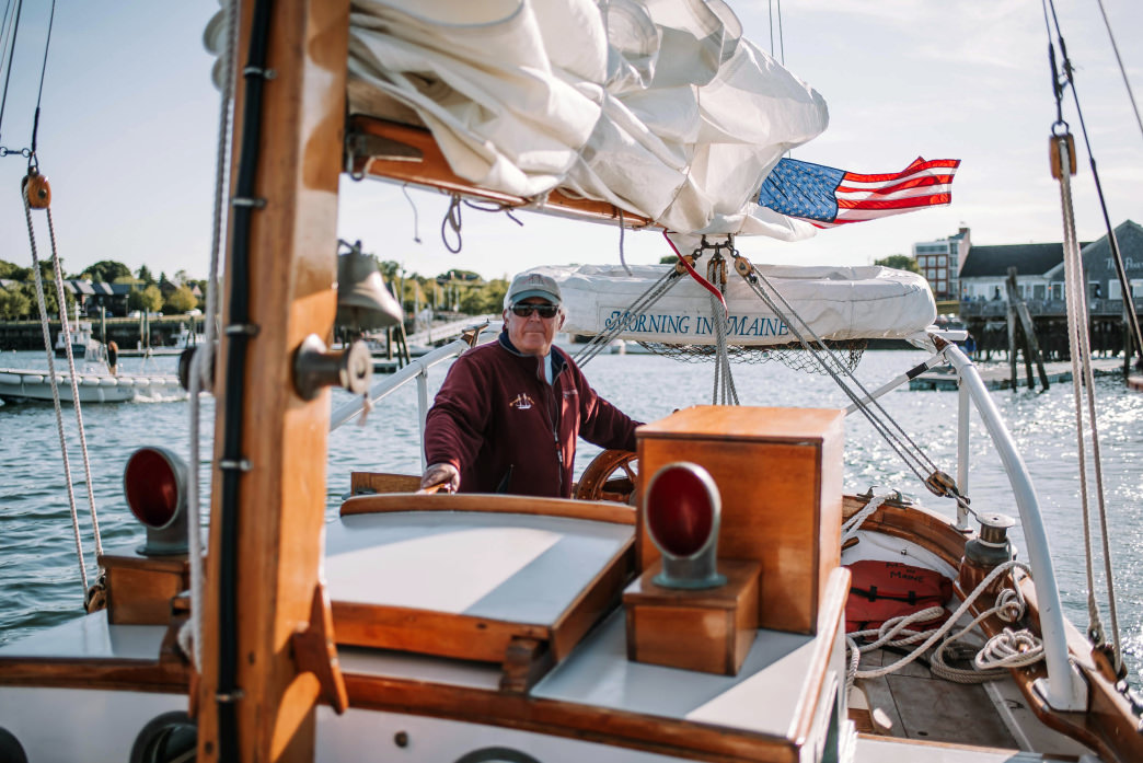 Rockland Harbor is a great jumping off point for exploring Maine’s coast by boat.