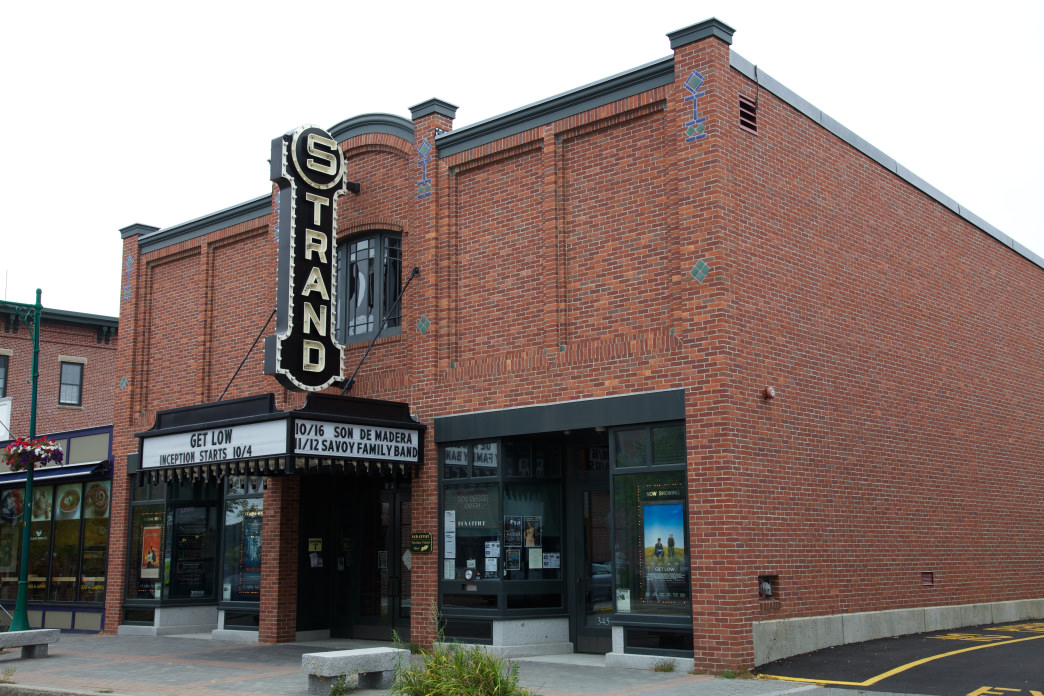 The Strand Theatre in Rockland shows current and international films.