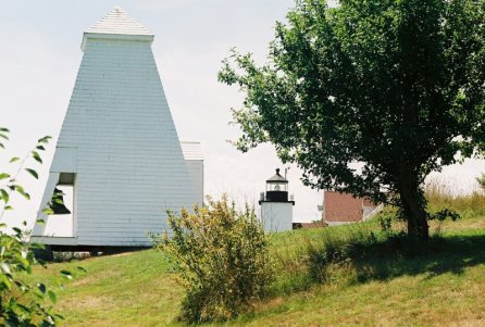 Fort Point Lighthouse in Stockton Springs, Maine