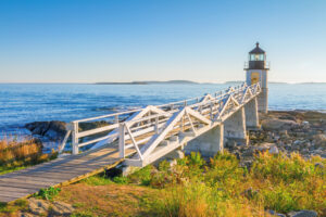 Marshal Point Lighthouse in Port Clyde, Maine