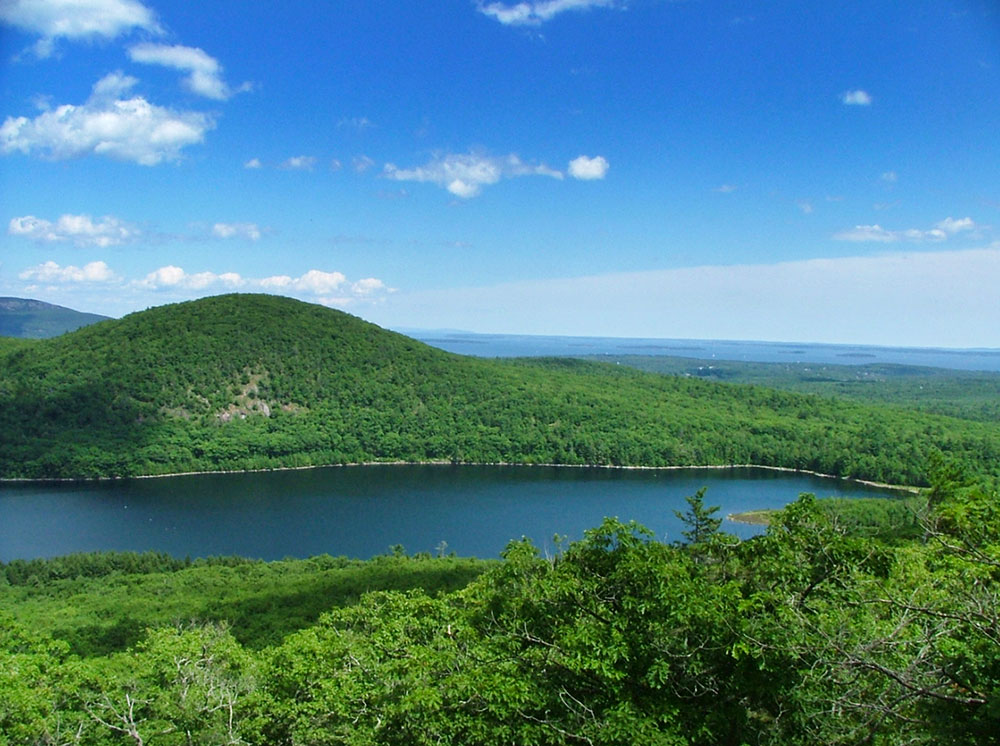 Spruce Mountain Trail in Rockport Maine