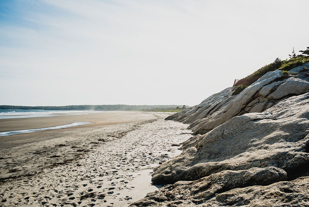 Morse Mountain and Seawall Beach in Phippsburg, Maine