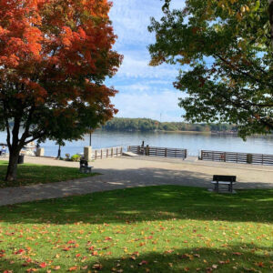 Linwood E. Temple Waterfront Park in Bath, Maine