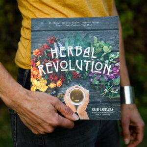 Herbal Revolution book cover, by author Kathi Langelier