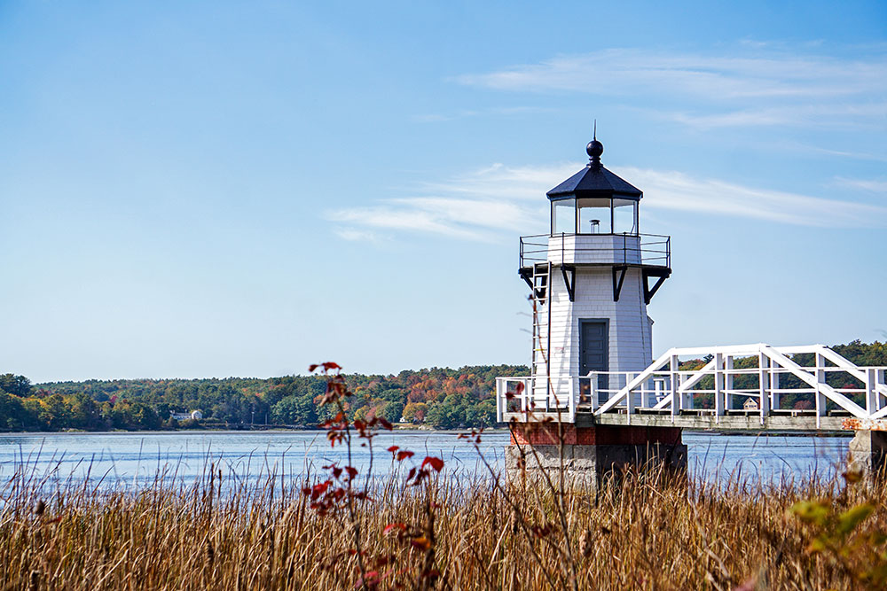 Doubling Point Lighthouse in Bath, Maine