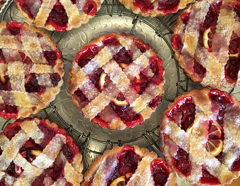 Raspberry Tarts at Chase's Daily in Belfast, Maine