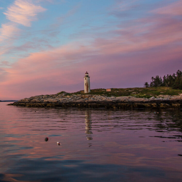 Franklin Island Light, Muscongas Bay, Maine