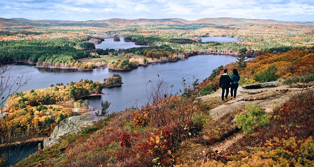 Megunticook Lake in Lincolnville and Camden, Maine