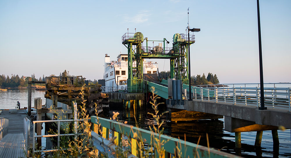 Catching the ferry in Rockland to Vinalhaven and North Haven