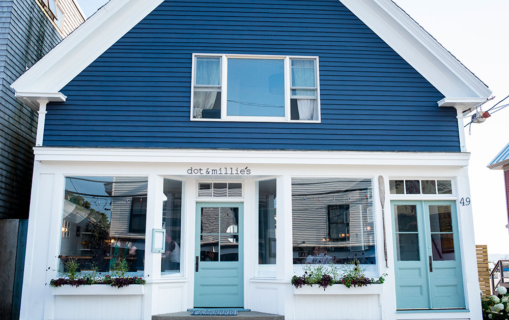 Exterior of Dot & Millie's Restaurant, Vinalhaven, Maine