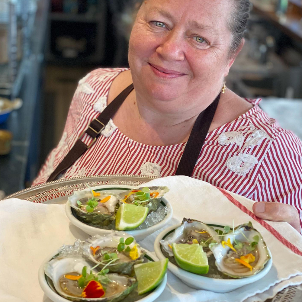 Oysters at Nina June, Rockport, Maine