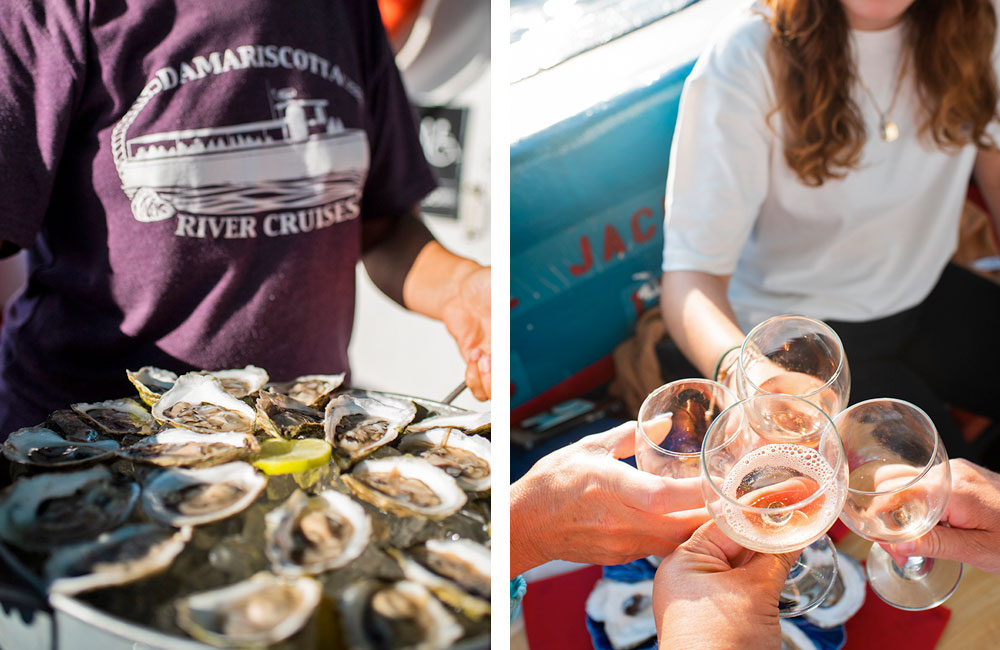 Damariscotta River Cruise Wine and Oyster Tasting Cruise