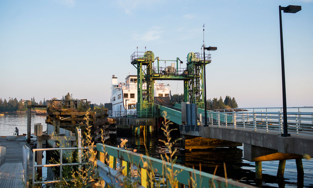 Ferry to the islands from Rockland, Maine