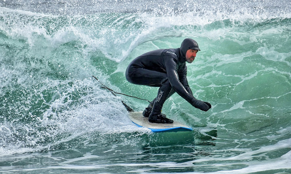 Surfing in MidCoast Maine