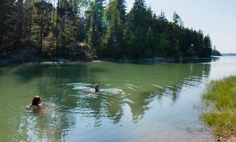 Swimming in MidCoast Maine