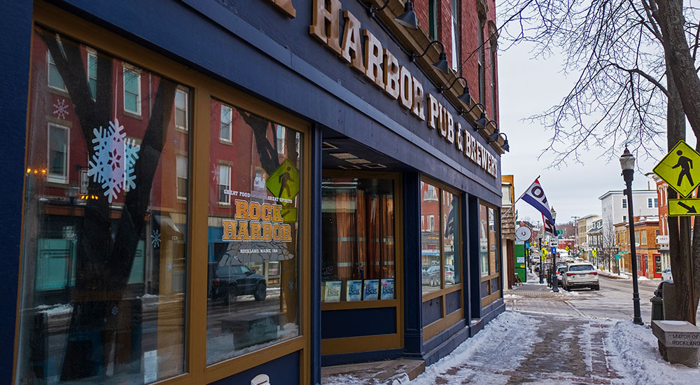 Rock Harbor Pub & Brewery on Main Street, Rockland, Maine