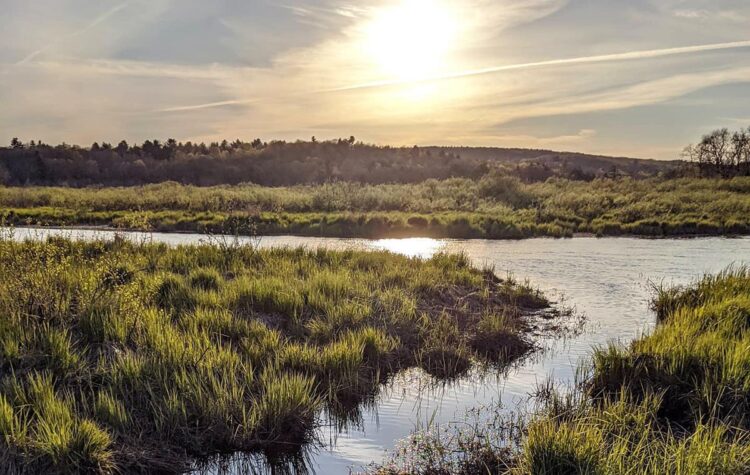 One of our favorite Maine detours, Basin Pond in Monroe, Maine