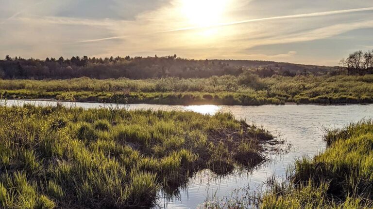 One of our favorite Maine detours, Basin Pond in Monroe, Maine