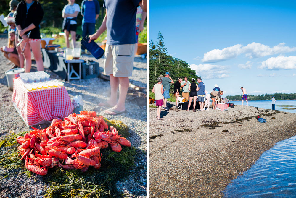 lobsterbake on Burnt Island