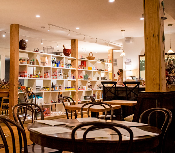 Interior of Long Grain, Camden, Maine