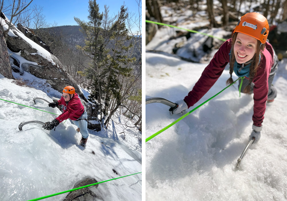 Ice climbing in the MidCoast