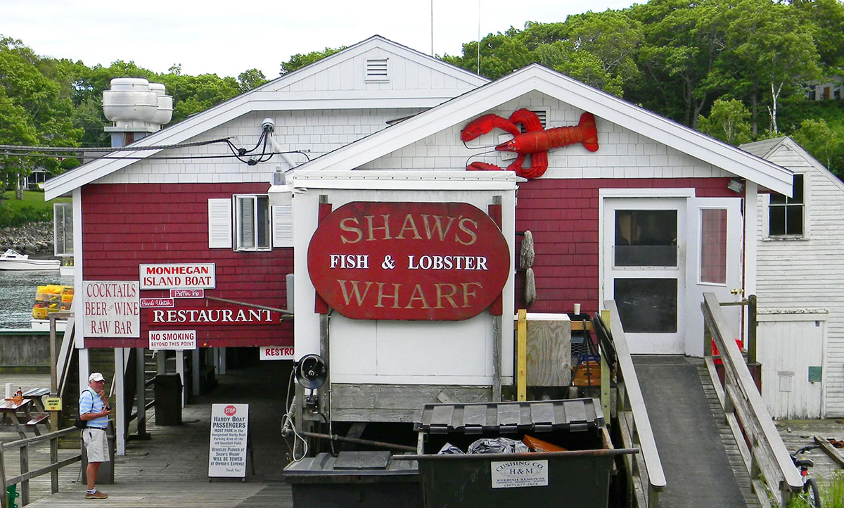 Shaw's Fish & Lobster Wharf Restaurant, New Harbor, Maine