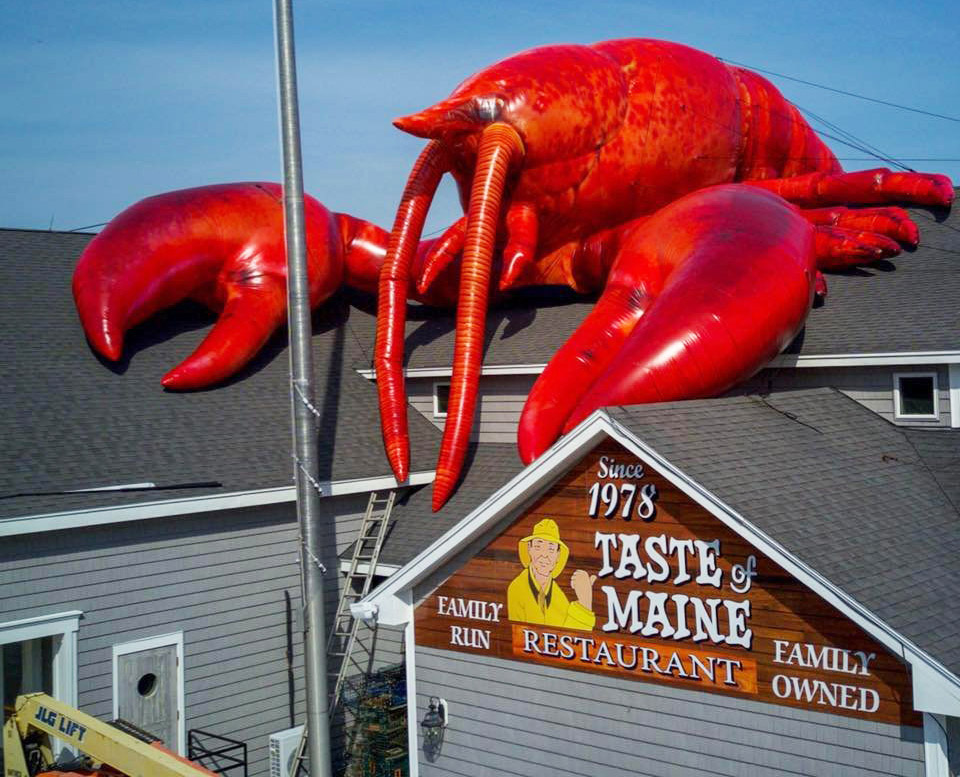 Exterior of Taste of Maine, Woolwich, Maine