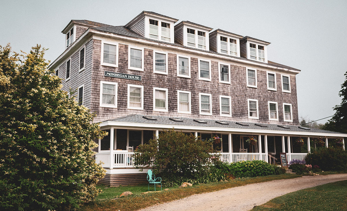 Exterior of the Monhegan House, Monhegan Island, Maine