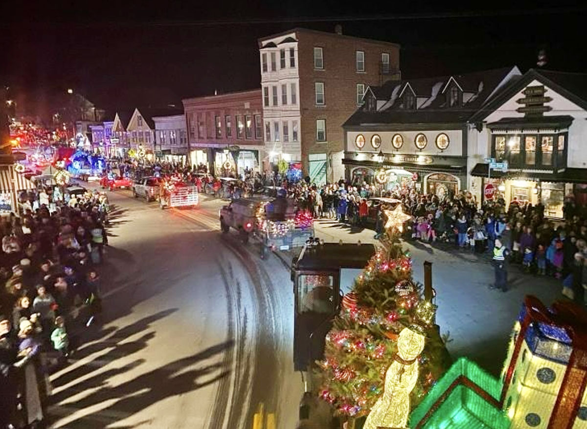 Christmas by the Sea parade, Camden, Maine