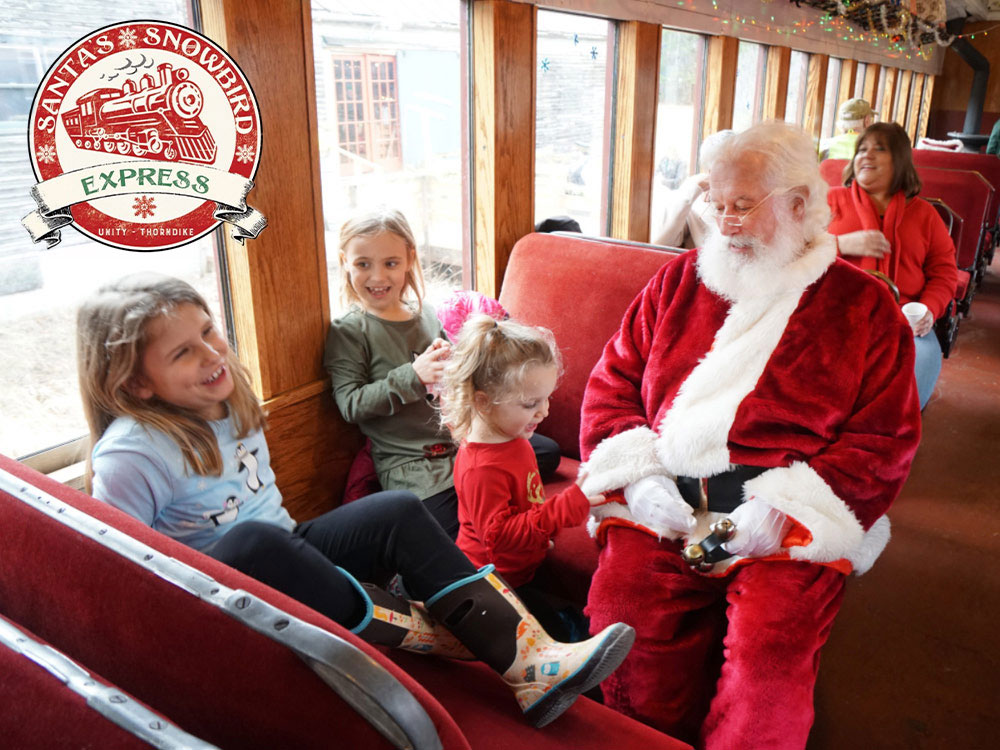 Santa's Snowbird Express, Unity Maine