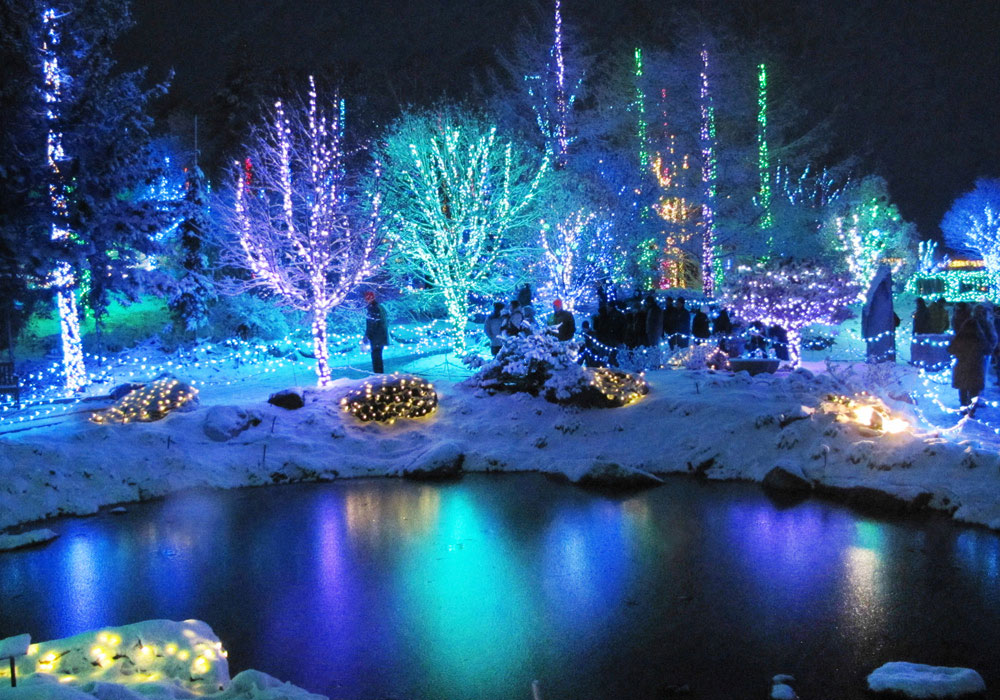 Gardens Aglow at the Coastal Maine Botanical Gardens, Boothbay, Maine