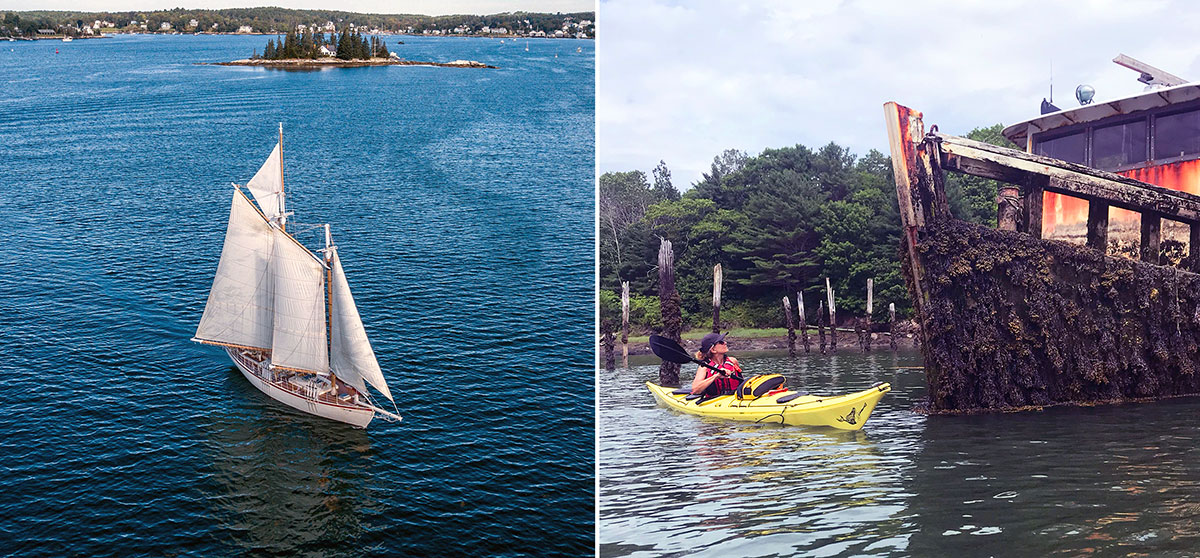 Sailing and Kayaking in MidCoast, Maine