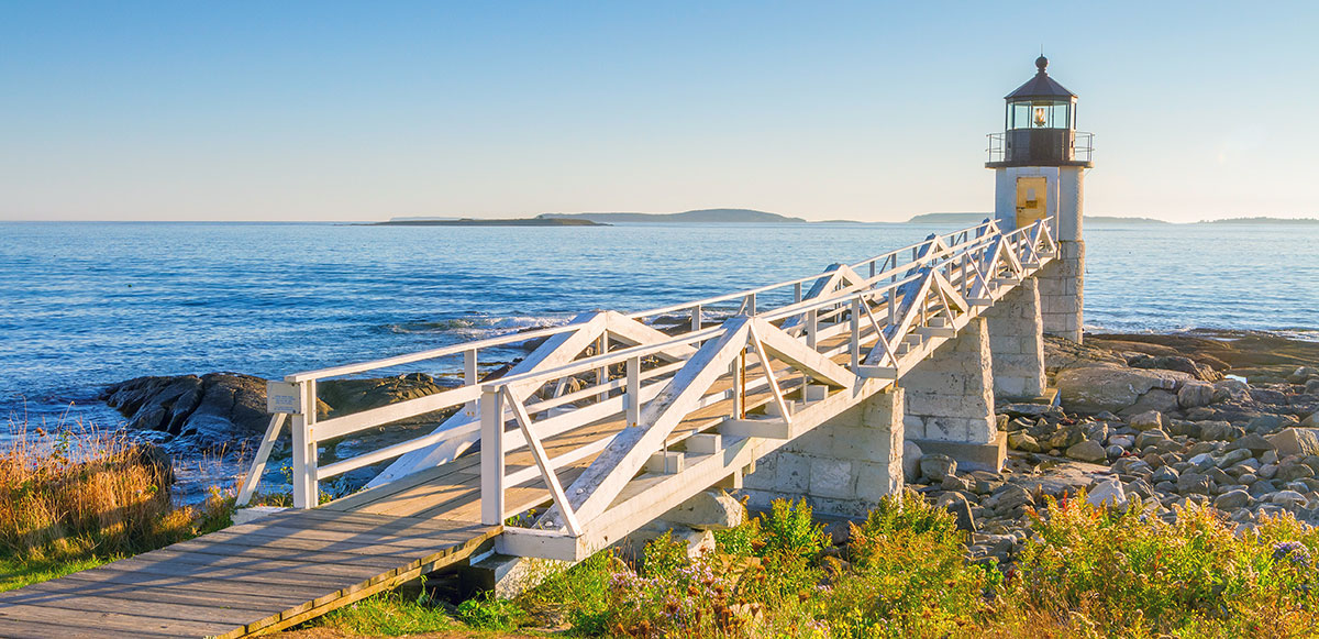 Marshall Point Lighthouse in Port Clyde, Maine