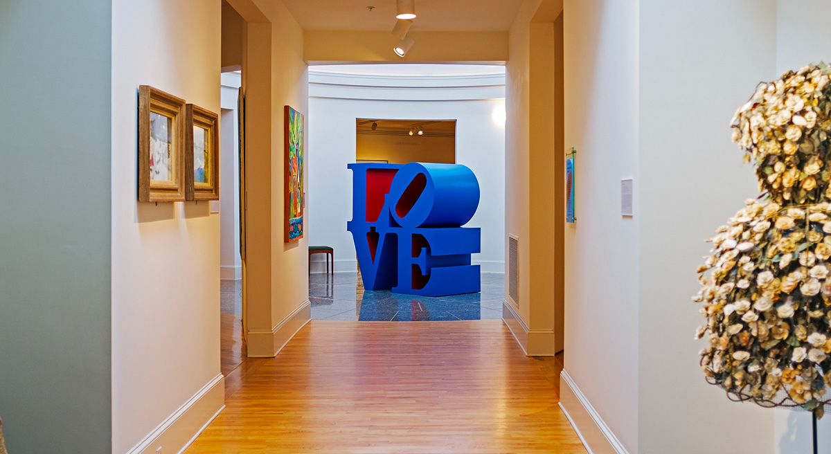 Love Sculpture at the Farnsworth Art Museum, Rockland, Maine