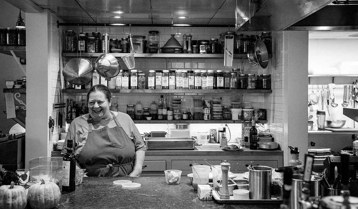 Chef Sara Jenkins, at Nina June, Rockport, Maine