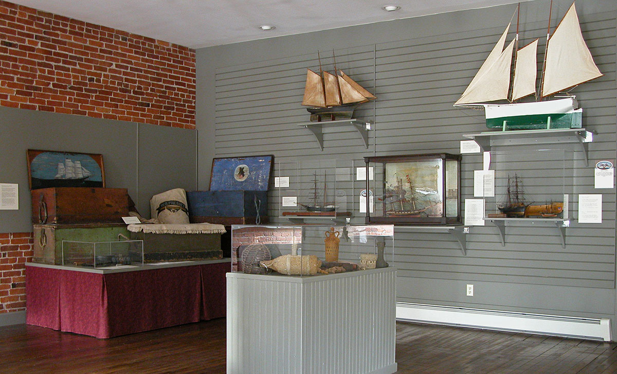 Displays in the Penobscot Marine Museum, Searsport, Maine