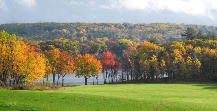 Fall foliage in MidCoast Maine