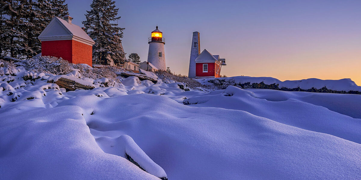 Pemaquid Point Lighthouse in Bristol, Maine