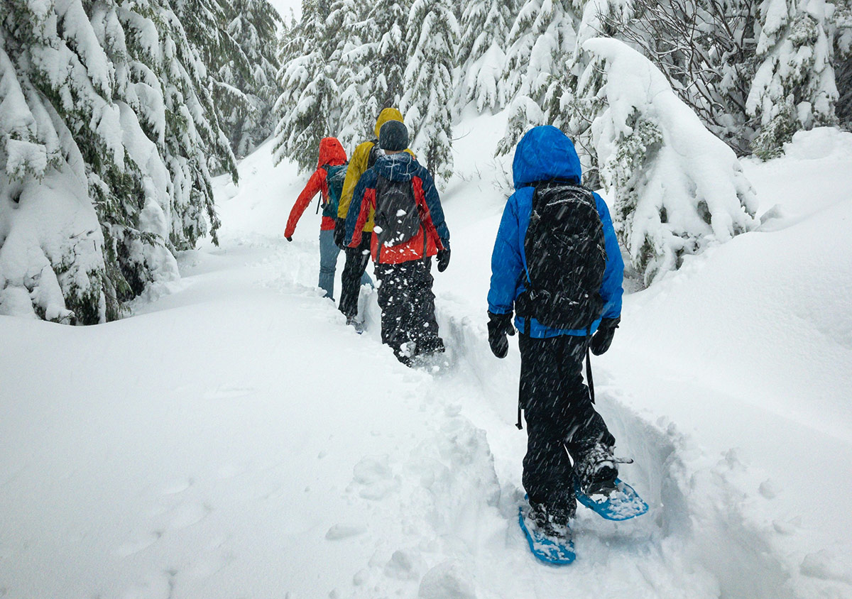 Snowshoeing is one of Maine's top winter activities