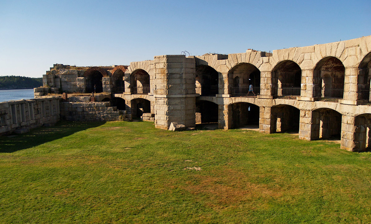 “Fort Popham” in Phippsburg, Maine, by Ernest McGray, Jr., CC BY-SA 2.0