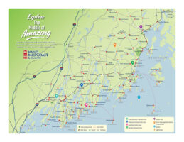 Maine's MidCoast map